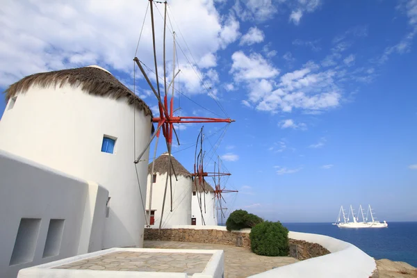 Iglesia clásica de la isla de Mykonos en Grecia — Foto de Stock