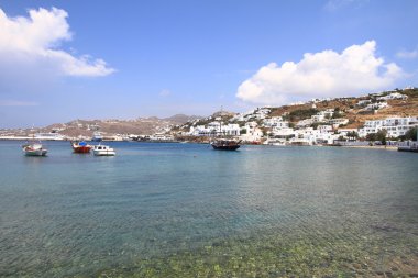 Mikonos kentine Adası Yunanistan