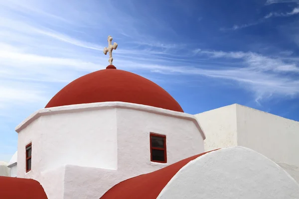 Klasik church of mykonos Adası Yunanistan — Stok fotoğraf