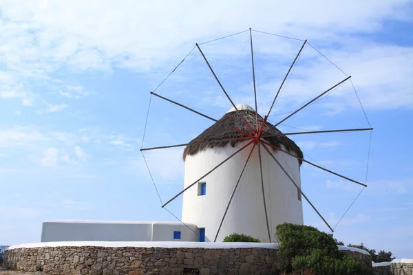 Klassisk kyrkan mykonos ö i Grekland — Stockfoto