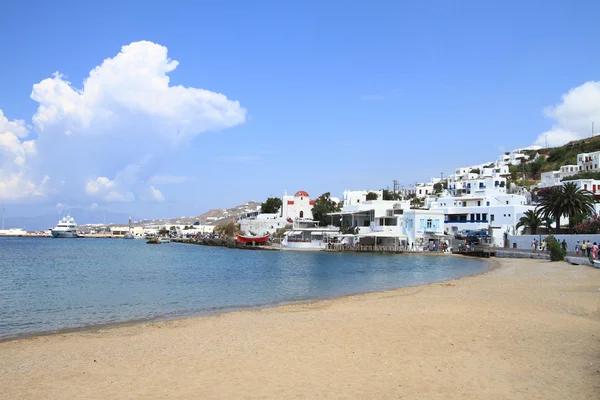 Mała Wenecja, Mykonos, Grecja — Zdjęcie stockowe