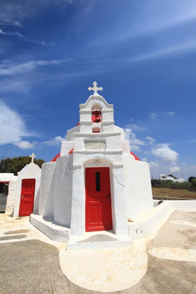 그리스에서 미코노스의 클래식 교회 섬 — 스톡 사진