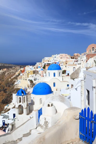 Yunanistan 'daki Santorini Adası manzarası