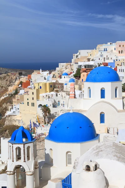 Widok na wyspę Santorini w Grecji — Zdjęcie stockowe