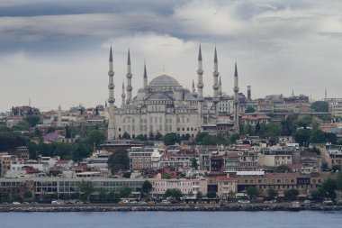 İstanbul 'daki mavi cami, hindi.