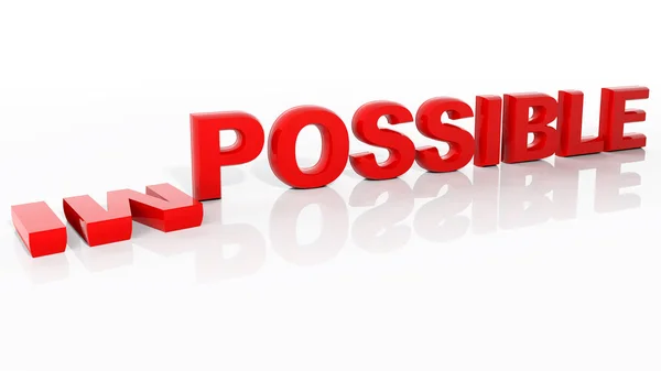 Make the impossible possible! — Stock Photo, Image