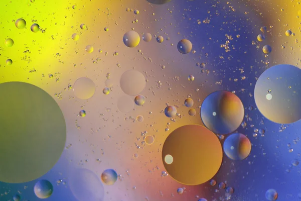 Barevné pozadí abstraktní s bublin do vody — Stock fotografie