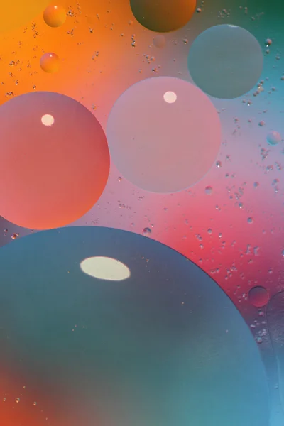 Abstract colorful background with bubbles in the water — Stock Photo, Image