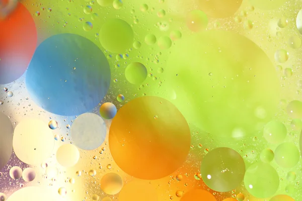Latar belakang berwarna abstrak dengan gelembung di dalam air — Stok Foto