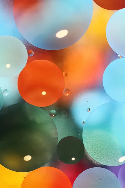 Abstract colorful background with bubbles in the water — Stock Photo, Image