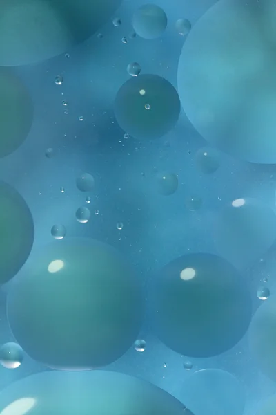 Abstract blue background with bubbles in the water — Stock Photo, Image