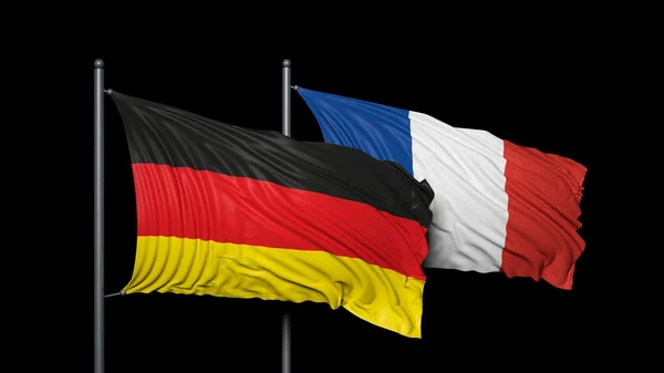 Relationship between Germany and France — Stock Photo, Image