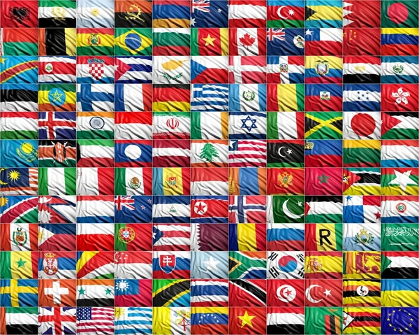 Collection of flags — Stock Photo, Image