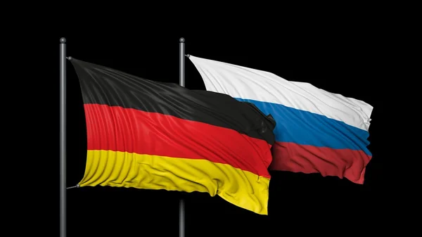 Förhållandet mellan Tyskland och Ryssland — Stockfoto