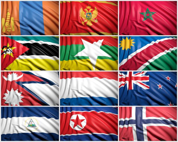 Collection of flags