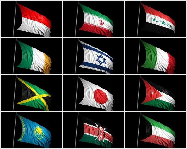 Collection of flags — Stock Photo, Image