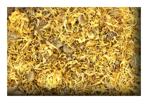 Close up of dried calendula — Stock Photo, Image