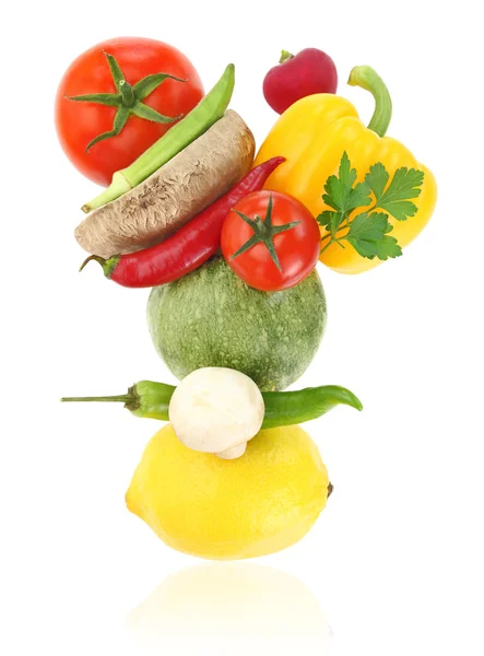 Dieta equilibrada con verduras — Foto de Stock