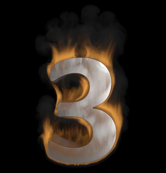 Fire number three — Stock Photo, Image