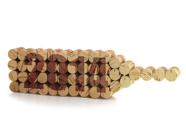 2014 year on wine corks — Stock Photo, Image