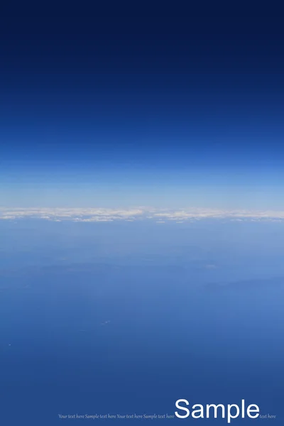 雲と大気の空中写真 — ストック写真