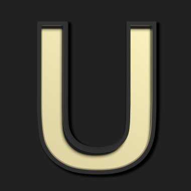 siyah arka plan üzerine pastel büyük harf 