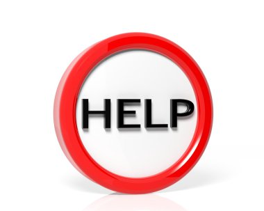 Yardım parlak web simgesi