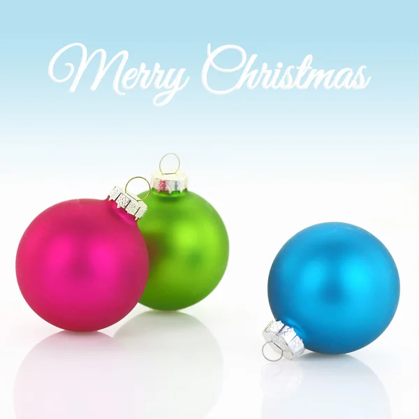 Colorful Christmas balls closeup — Stock Photo, Image