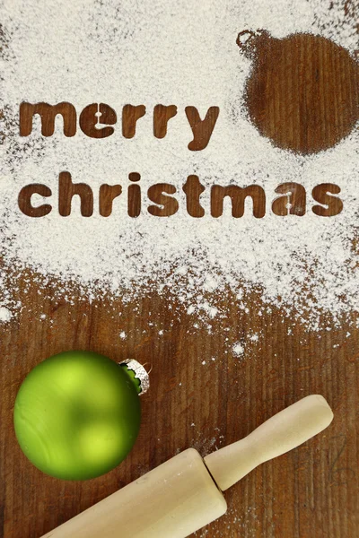 Julen bakning förberedelse bakgrund — Stockfoto