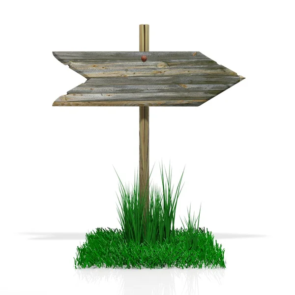 Wooden arrow board — Stock Photo © gl0ck #12800066