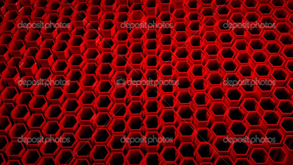 Background With 3d Red Beehive On Black Stock Photo Viperagp