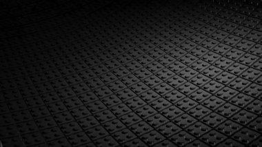 Lego blokları yapılmış 3d minimum siyah arka plan