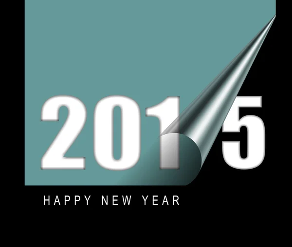 Feliz ano novo 2015 cartão de design — Fotografia de Stock