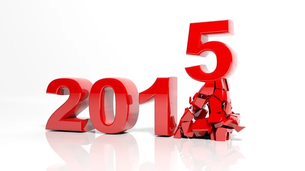 The new year 2015 is coming — Stock Photo, Image