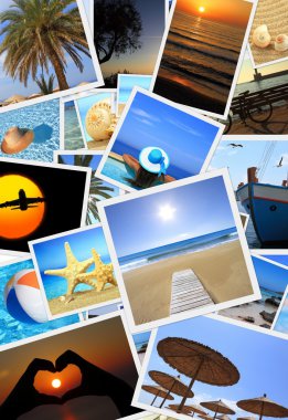 Yaz tatil fotoğraf koleksiyonu