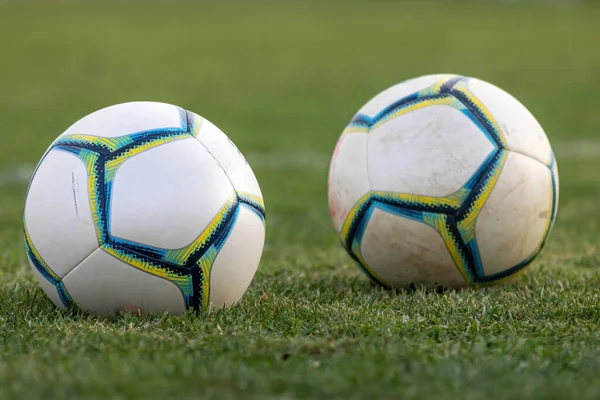 Soccer Football Ball Gras — Stock Photo, Image