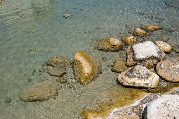 Vue Ensemble Des Fonds Marins Haut Eau Transparente — Photo