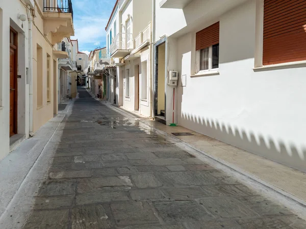 Andros Ilha Destino Cíclades Grécia Desfrutando Férias Verão Cidade Chora — Fotografia de Stock