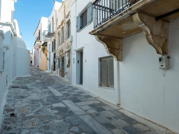 Griechenland Insel Tinos Stadt Chora Kykladen Kykladische Architektur Weiß Getünchte — Stockfoto