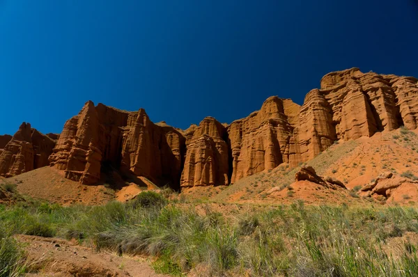 Konorchek canyons nära bommen gorge — Stockfoto