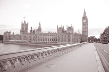 Big Ben'e ve Parlamento evleri; Westminster; Londra