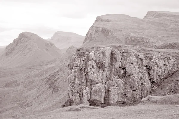Quiraing; Trotternish; Ilha de Skye — Fotografia de Stock