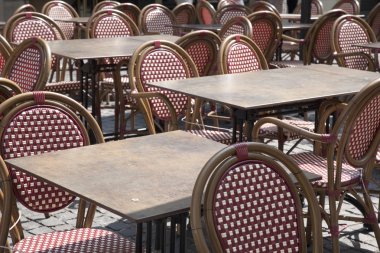 Cenevre kafe masaları