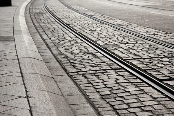 Pista del tram — Foto Stock