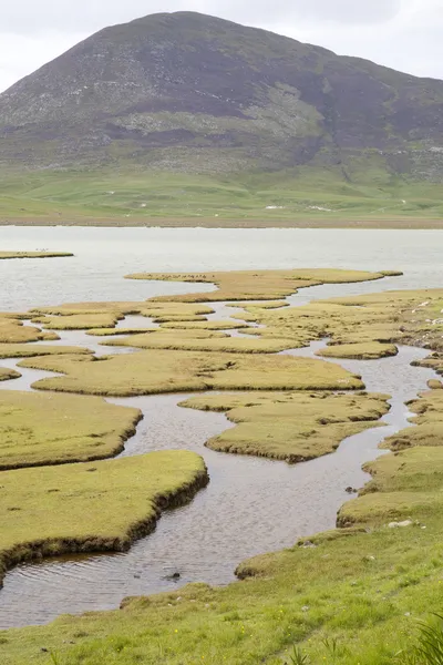 Salt Flats at Scarasta - Taobh Tuath, Isle of Harris — Stock Photo, Image