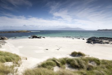 Beyaz strand keşiş - plaj, Iona