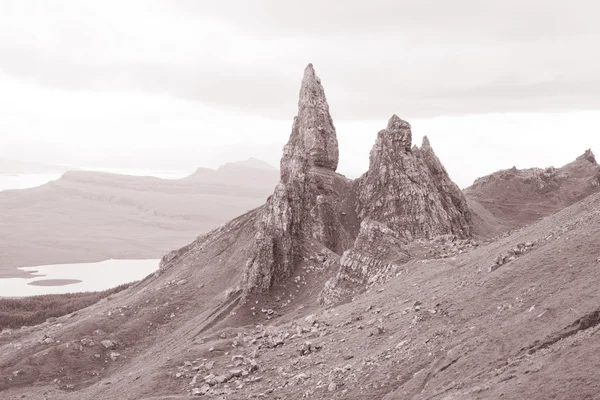 Gubben av Storr; Isle of Skye; Skottland — Stockfoto