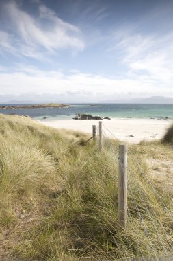 Rahipler beyaz Strand; Beach; Iona; İskoçya