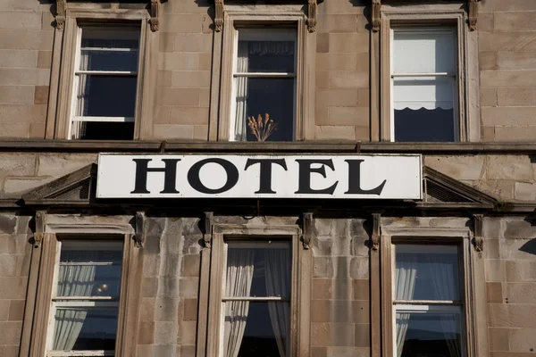 Hotel Boende tecken — Stockfoto