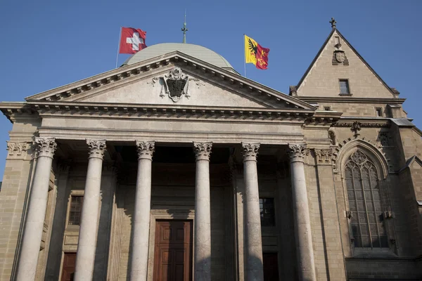 Genève kathedraal kerk, Zwitserland — Stockfoto